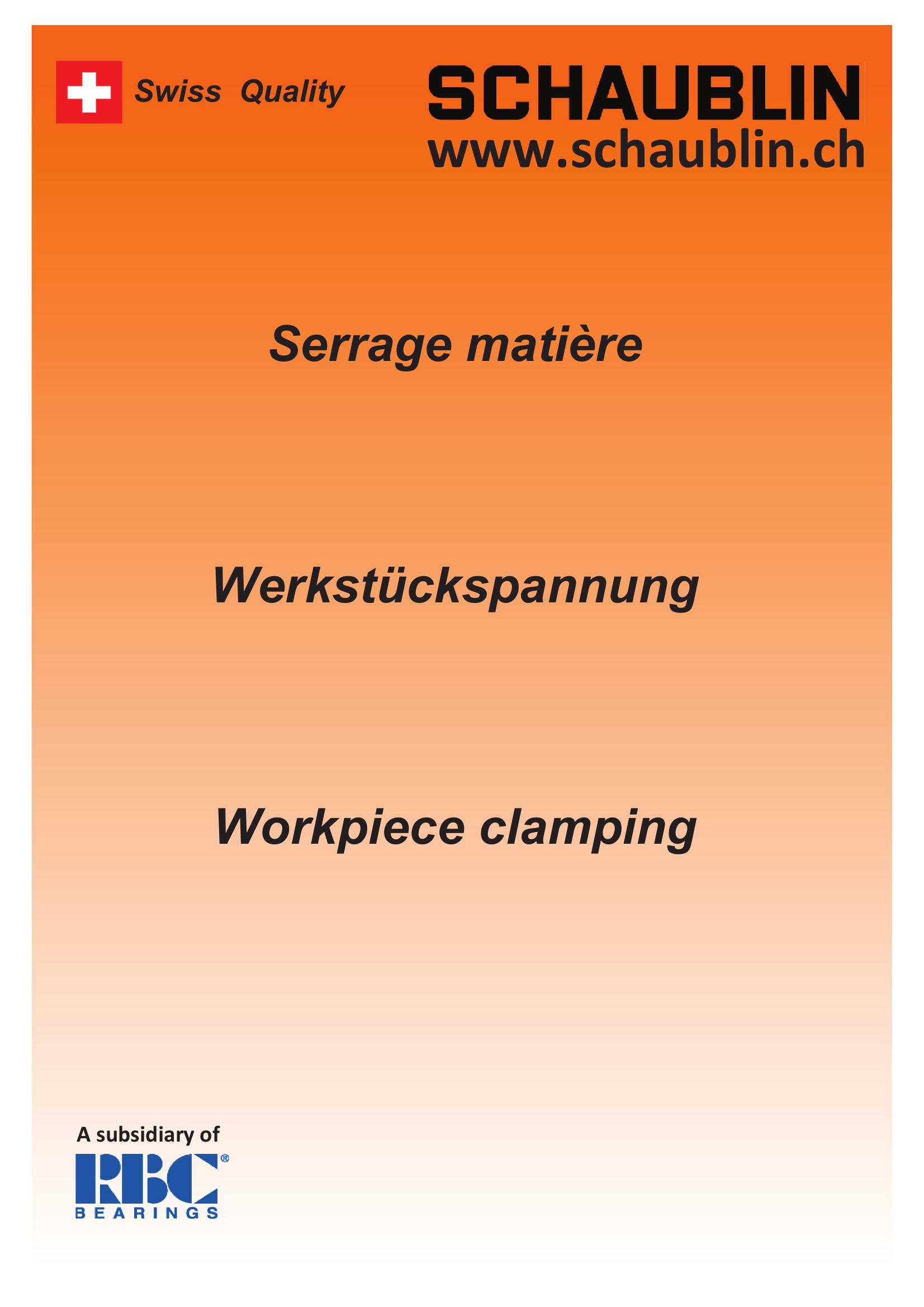Im Bereich der Materialspannung bietet SCHAUBLIN Spannzangen für Drehbänke und Mehrspindelmaschinen, mit denen Werkstoffe sowie rotierende oder gegenläufige Werkstücke und Werkzeugschäfte sicher und präzise gespannt werden können